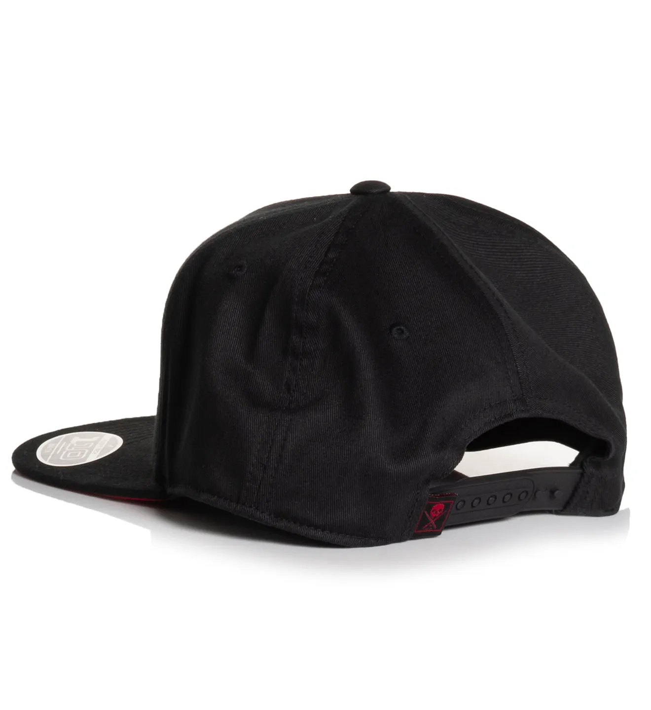 BOH Flat Snapback - Black/Red