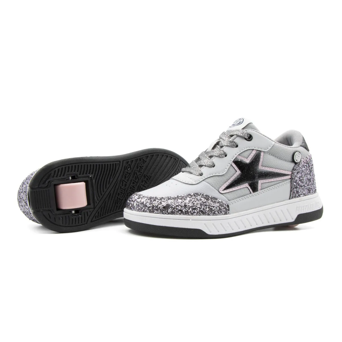 Breezy Rollers - Silver/Grey
