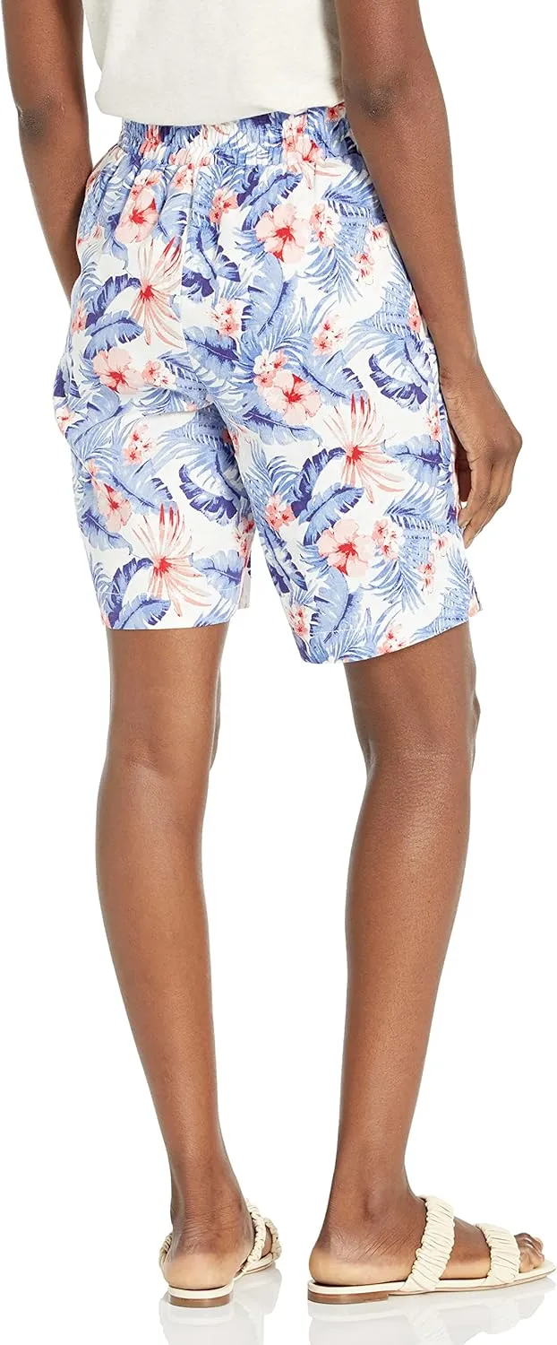 Briggs New York Women's Pull on Linen Blend Short