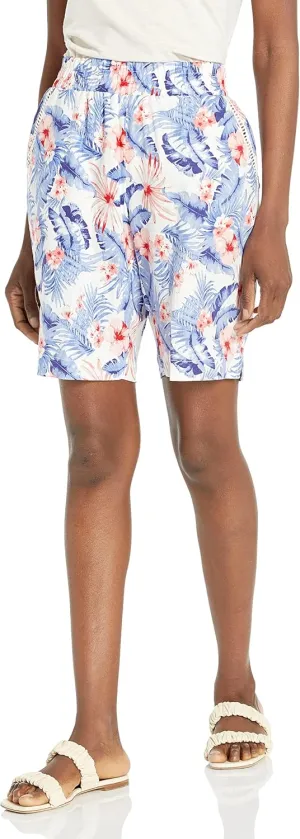 Briggs New York Women's Pull on Linen Blend Short