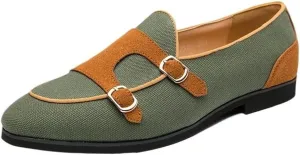 British Gentleman Two Tone Loafers Mens Wedding Prom Dress Shoes Comfy Slip On Lightweight Bean Splicing Style