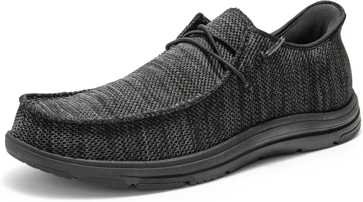 Bruno Marc Hands Free Mens Casual Loafers, Men's Stretch Lace Up Slip On Shoes, Arch Support Non Slip Barefoot Shoes for Men, Comfortable & Light-Weight