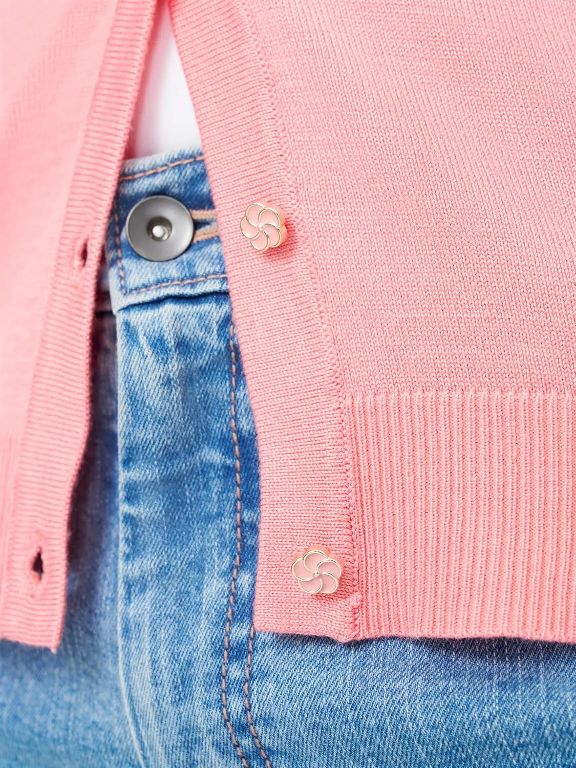 Cable & Gauge Novelty Button Cardigan