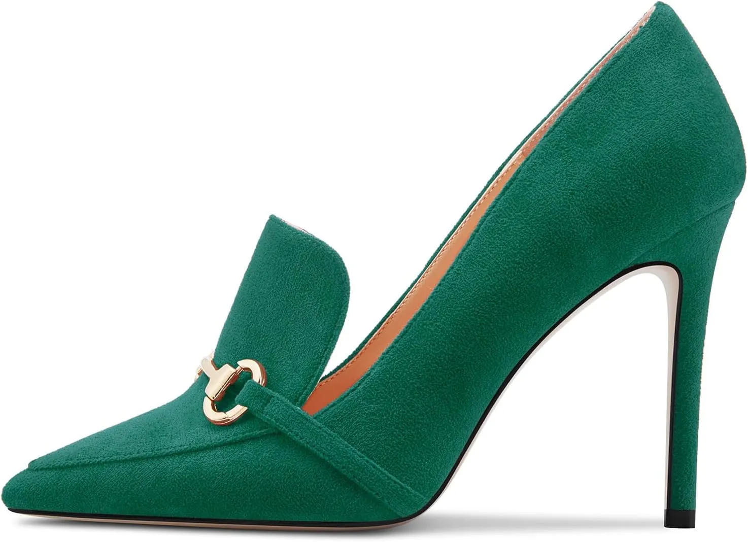 Castamere Womens High Stiletto Heel Pointed Toe Slip-on Pumps Wedding Office 3.9 Inches Heels
