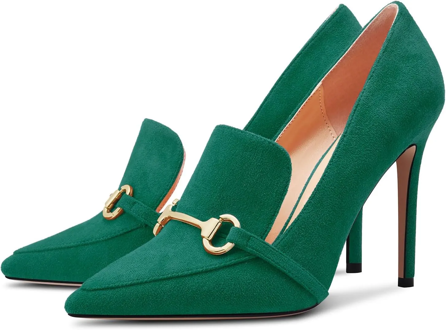 Castamere Womens High Stiletto Heel Pointed Toe Slip-on Pumps Wedding Office 3.9 Inches Heels