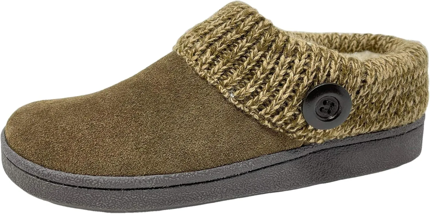 Clarks Angelina Women's Knitted Collar Clog Slipper