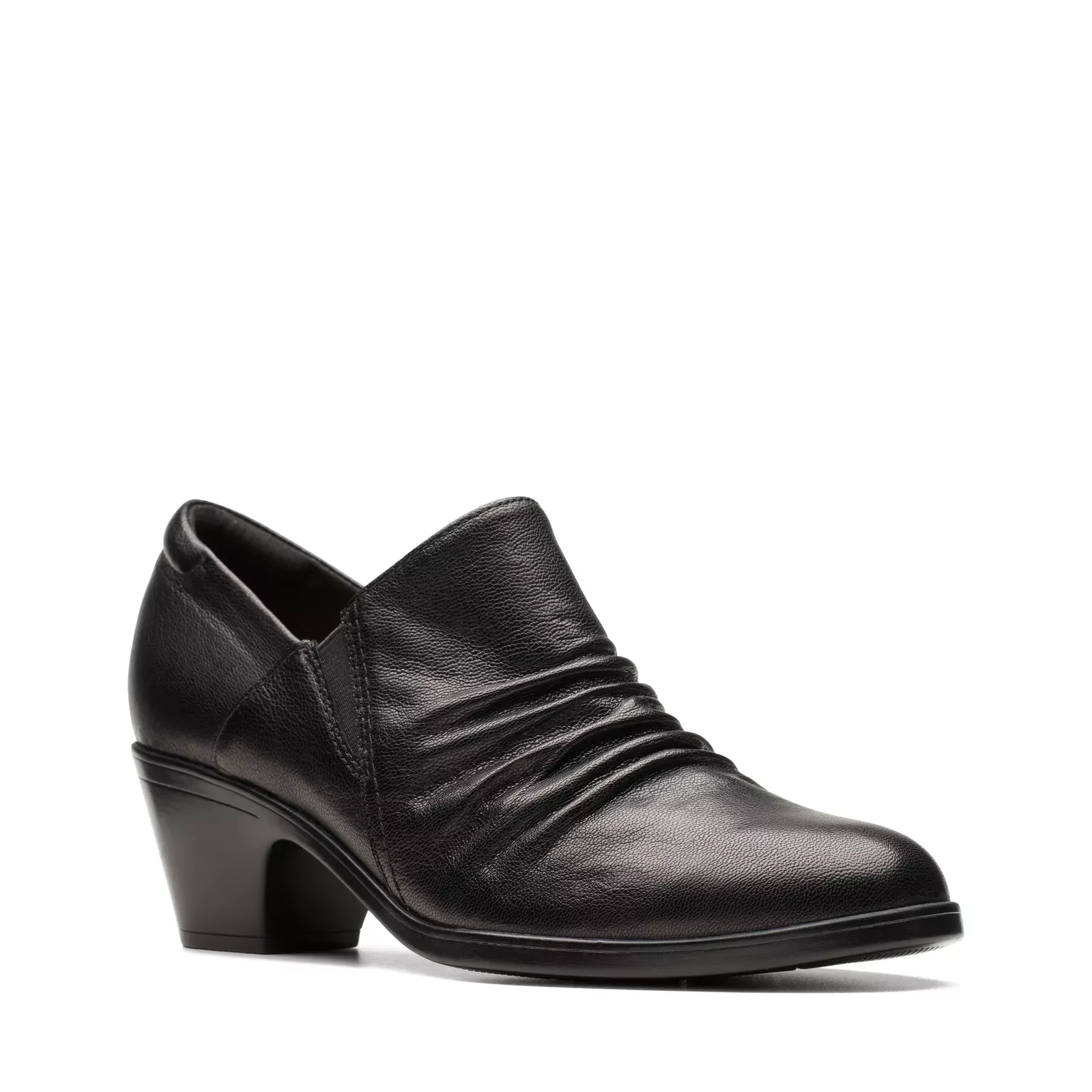 Clarks Women's Emily2 Cove Black Leather 26175029