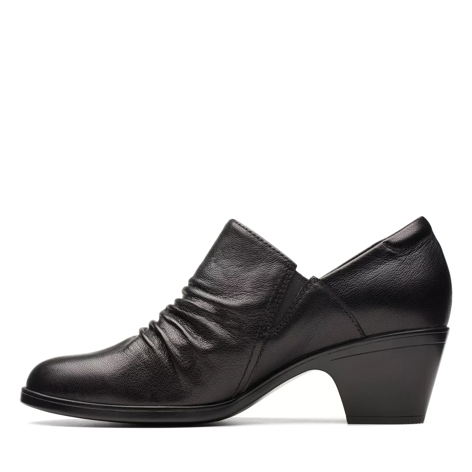 Clarks Women's Emily2 Cove Black Leather 26175029