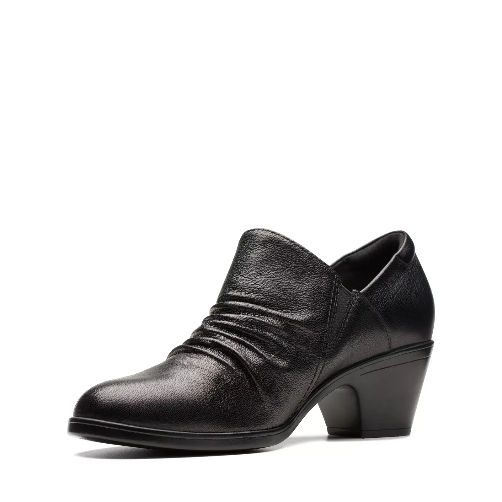 Clarks Women's Emily2 Cove Black Leather 26175029