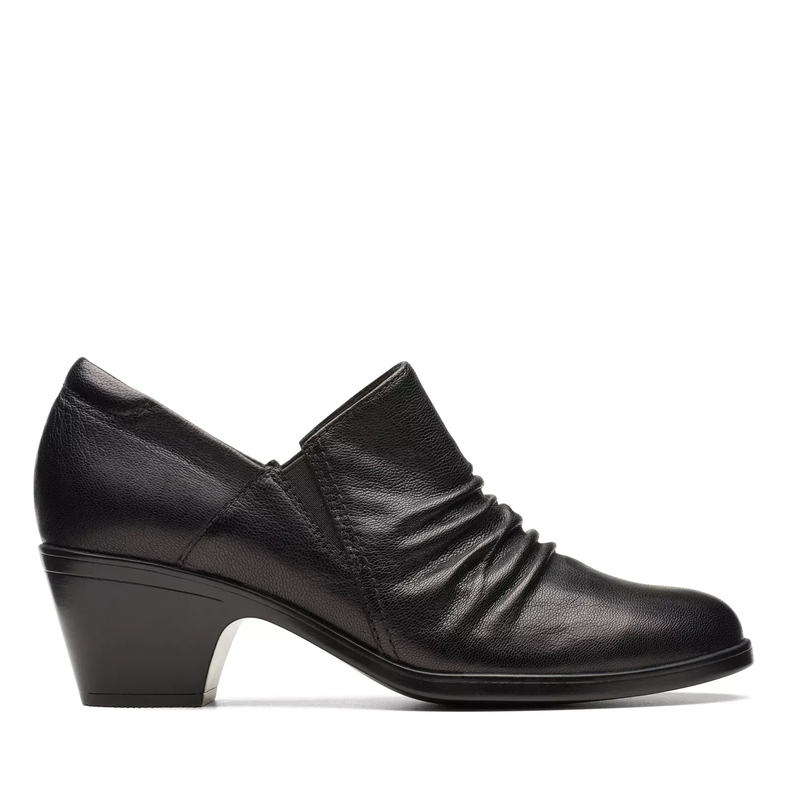Clarks Women's Emily2 Cove Black Leather 26175029