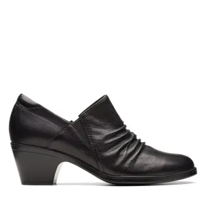 Clarks Women's Emily2 Cove Black Leather 26175029