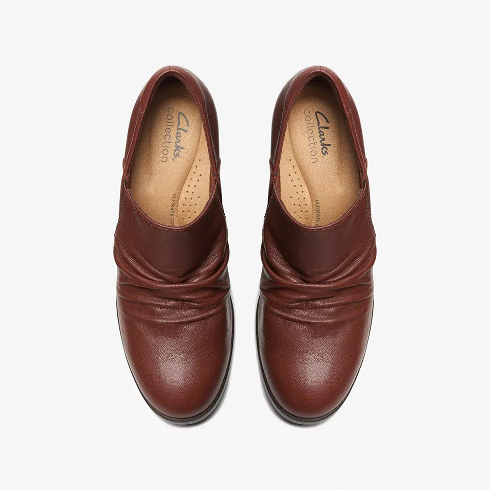 Clarks Women's Emily2 Cove British Tan Leather 26175030
