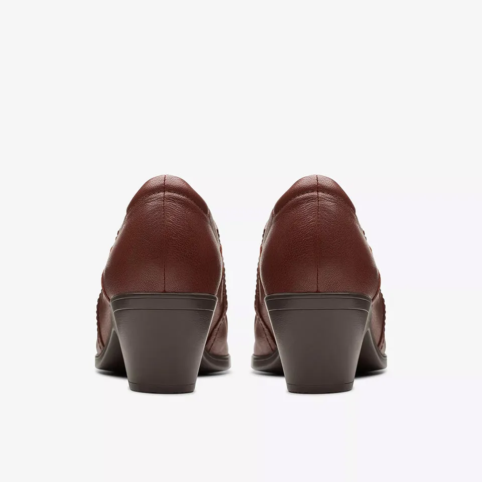Clarks Women's Emily2 Cove British Tan Leather 26175030