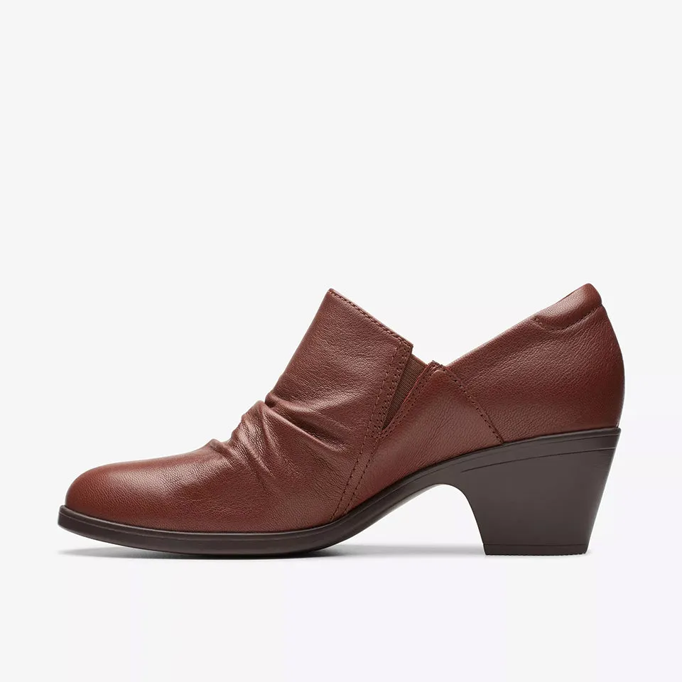 Clarks Women's Emily2 Cove British Tan Leather 26175030
