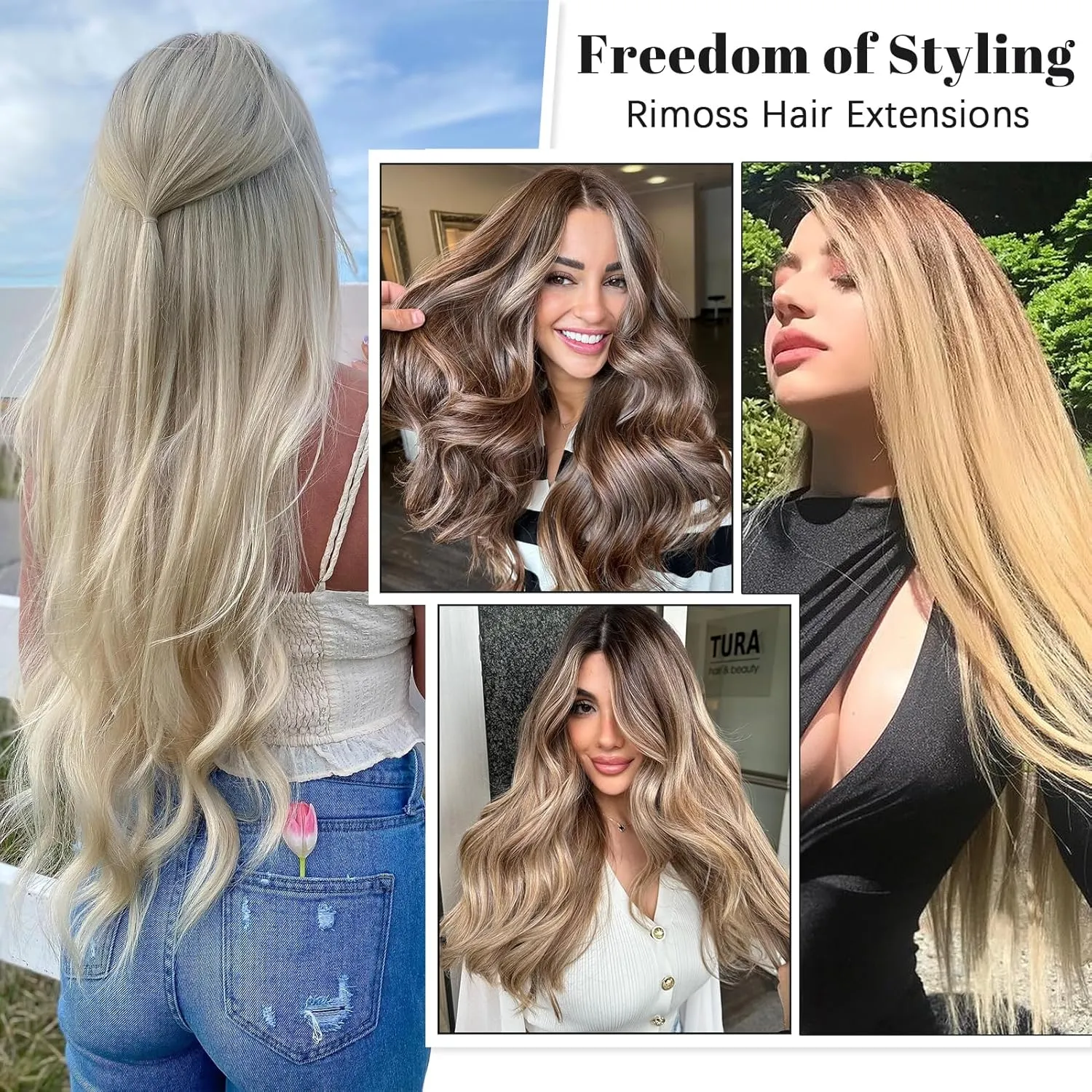 Clip in Hair Extensions Real Human Hair - 120g 20 Inch 7pcs, Dark Brown Color - Soft Remy Human Hair Clip in Hair Extensions Straight for Women (#2 20 Inch)