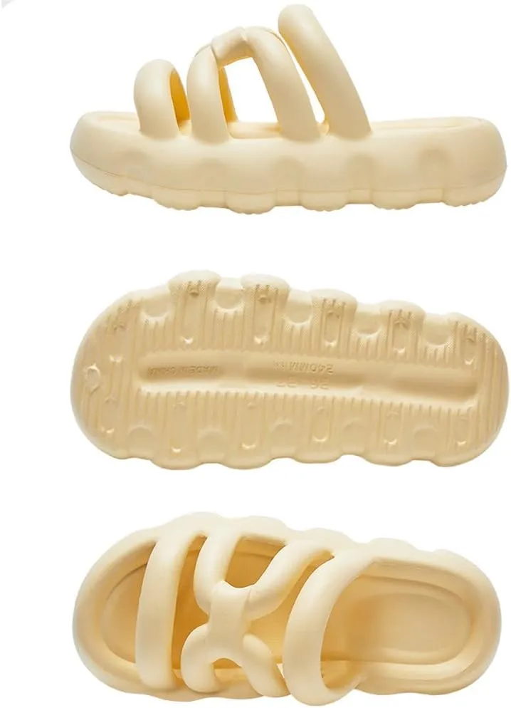 Cloud Slippers Pillow House Slippers for Women and Men|Non Slip Quick Drying Shower Slides Bathroom Sandals|Thick Sole|Indoor Or Outdoor
