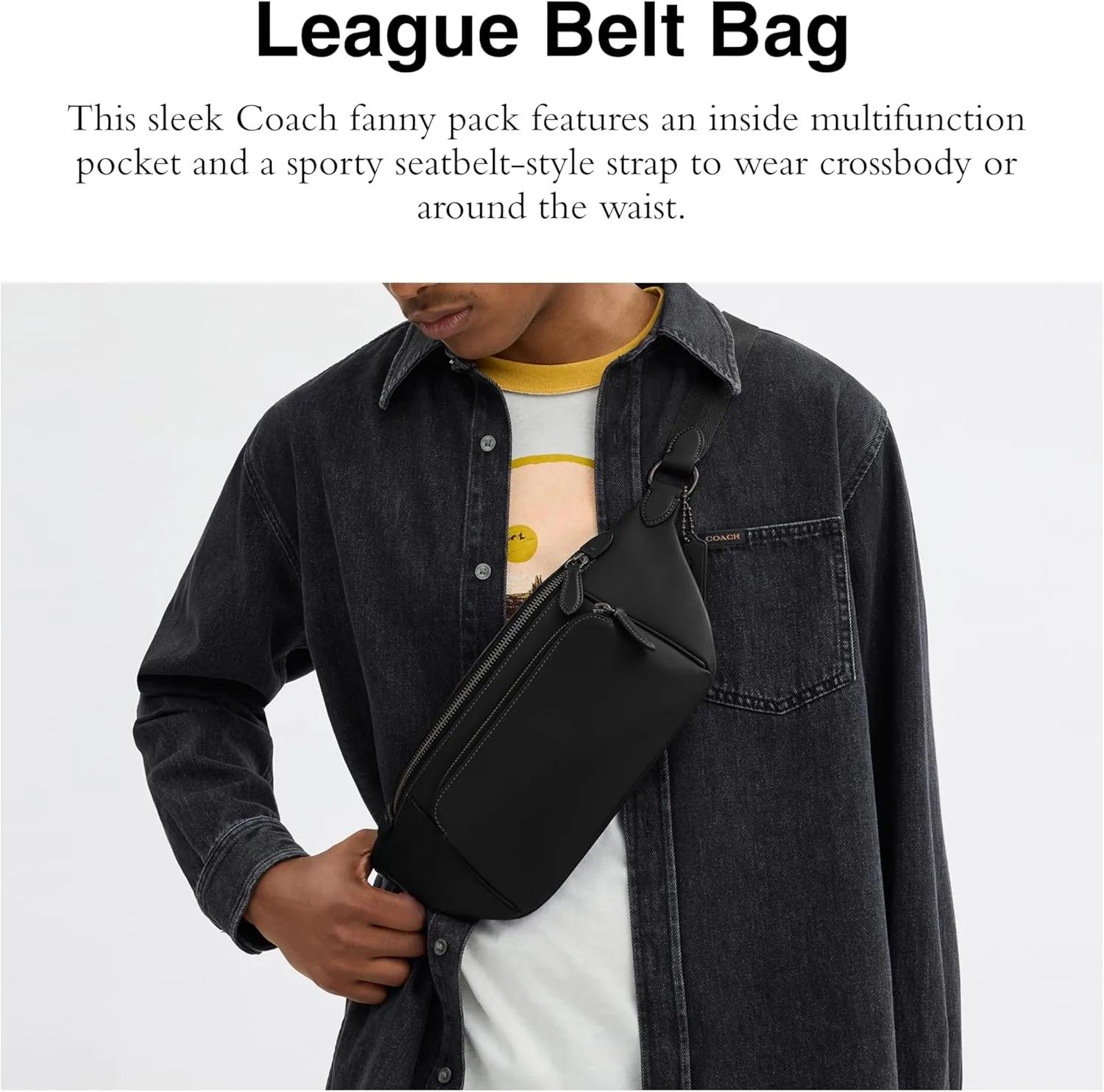 Coach Men's League Belt Bag