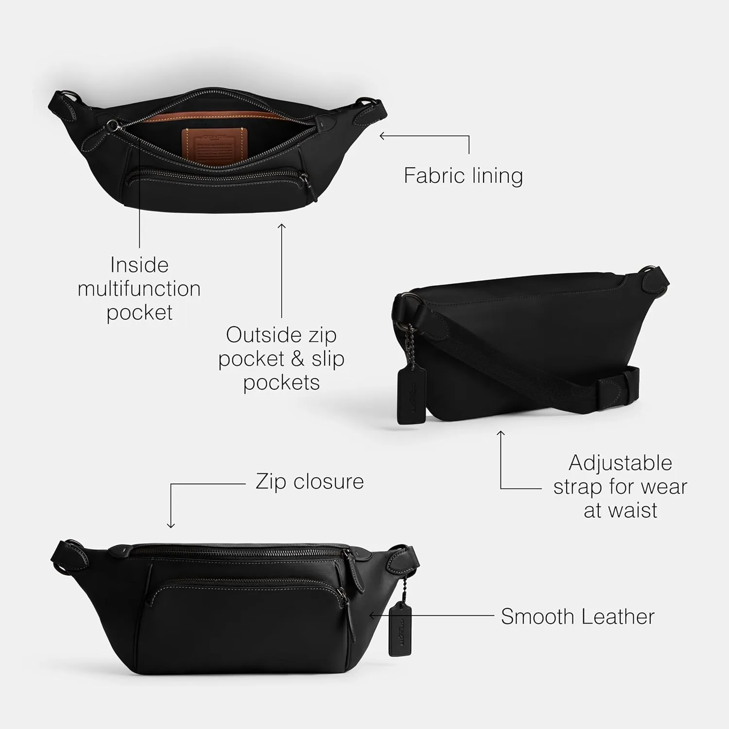 Coach Men's League Belt Bag
