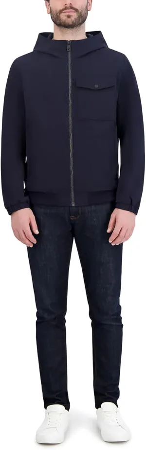 Cole Haan Men's Casual Durable Classic Sleek Nylon Coat
