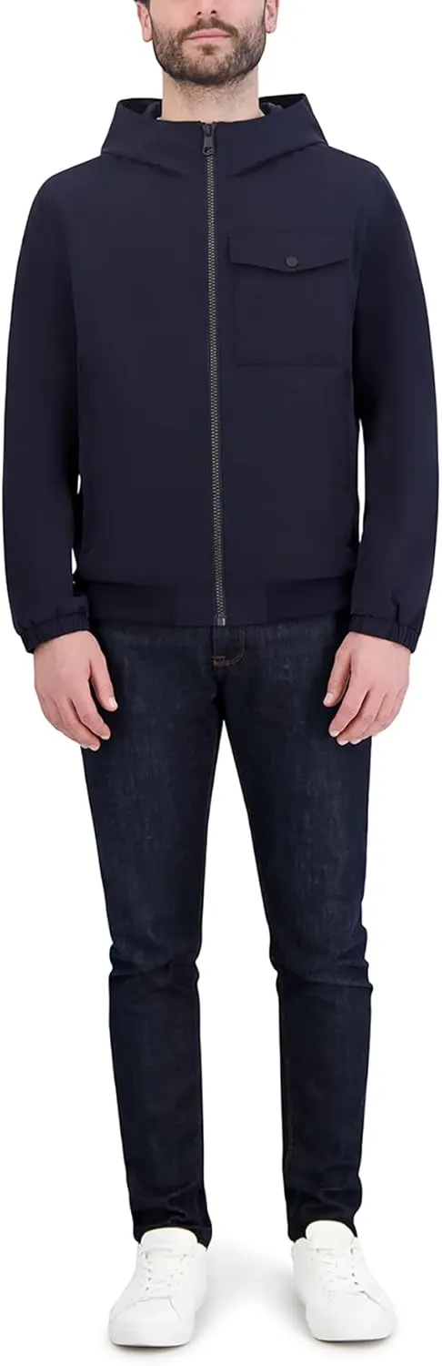 Cole Haan Men's Casual Durable Classic Sleek Nylon Coat