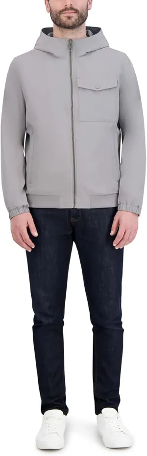 Cole Haan Men's Casual Durable Classic Sleek Nylon Coat