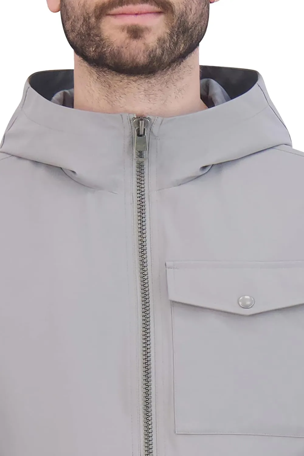 Cole Haan Men's Casual Durable Classic Sleek Nylon Coat