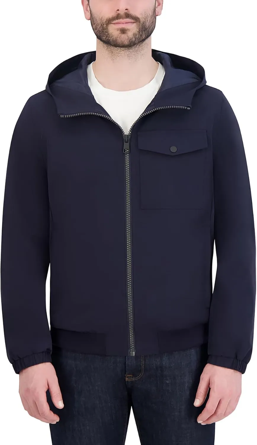 Cole Haan Men's Casual Durable Classic Sleek Nylon Coat