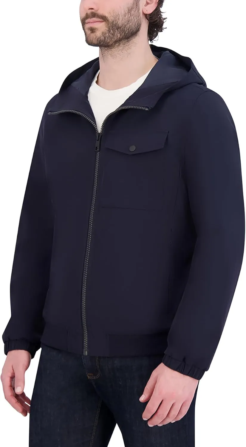 Cole Haan Men's Casual Durable Classic Sleek Nylon Coat
