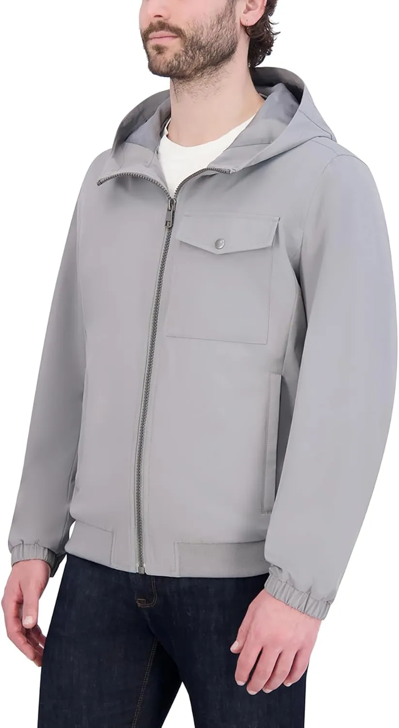 Cole Haan Men's Casual Durable Classic Sleek Nylon Coat