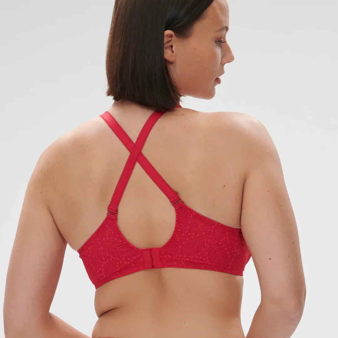 Comete Seamless Flat Lace Bra