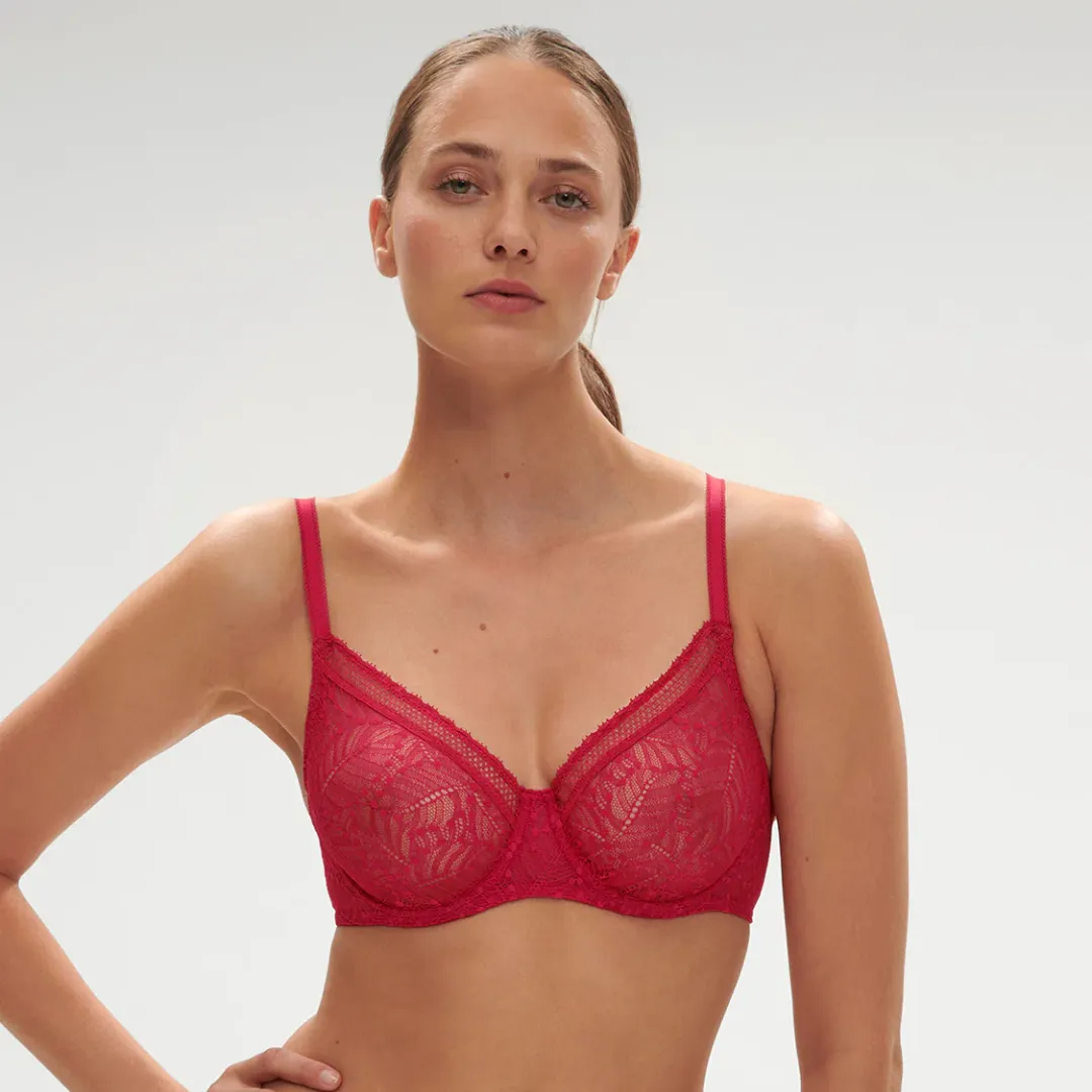 Comete Seamless Flat Lace Bra