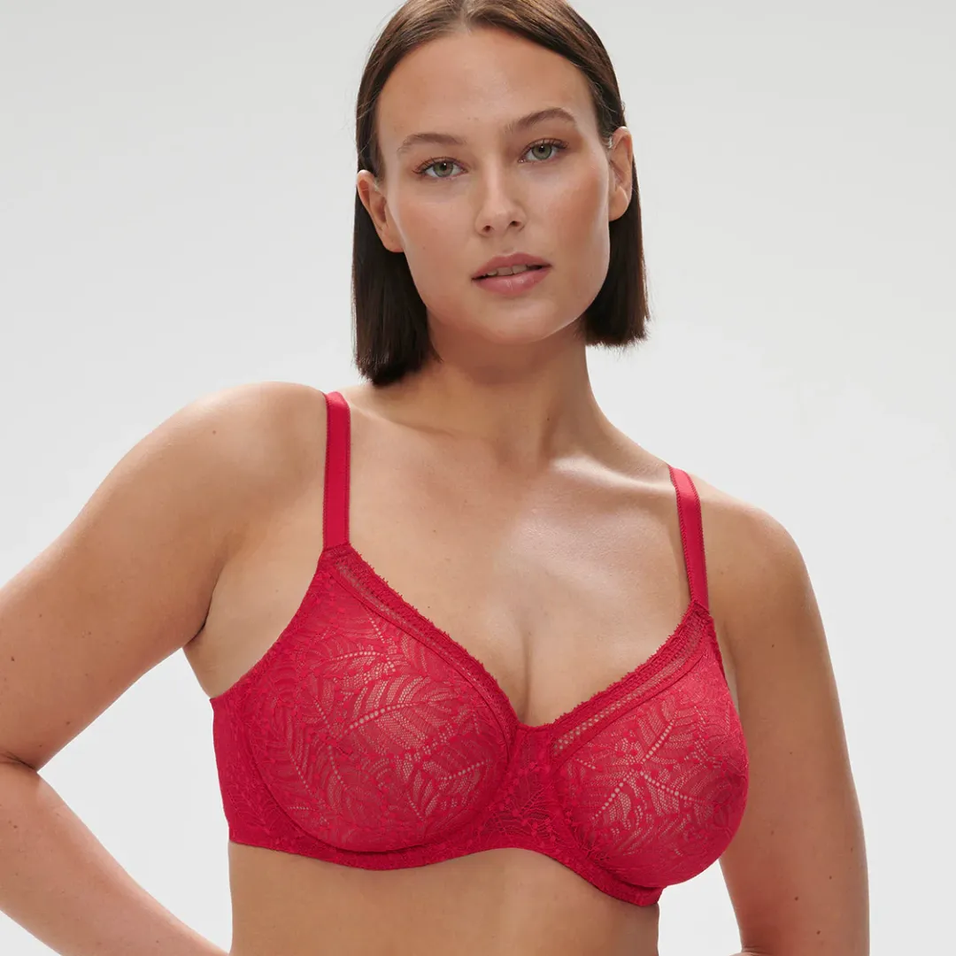 Comete Seamless Flat Lace Bra