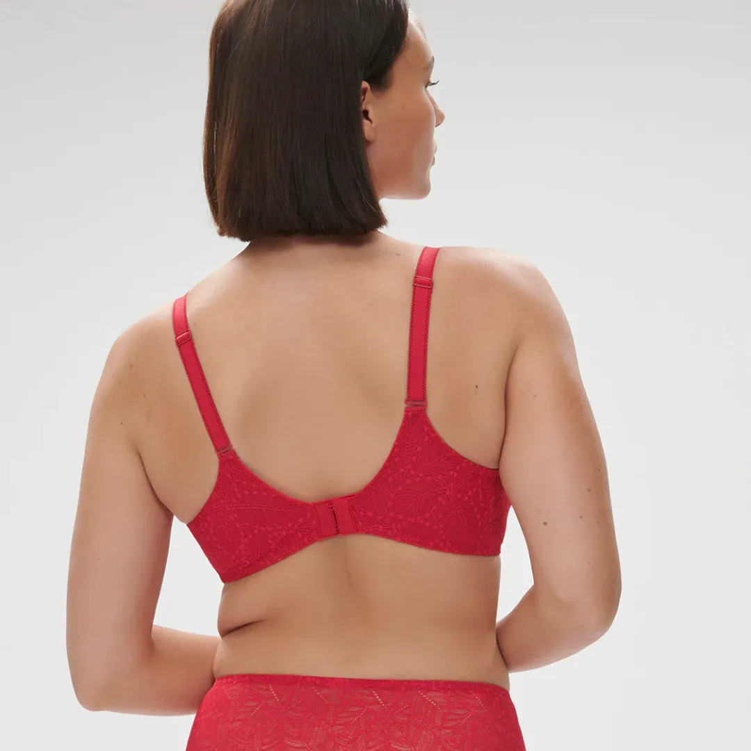 Comete Seamless Flat Lace Bra