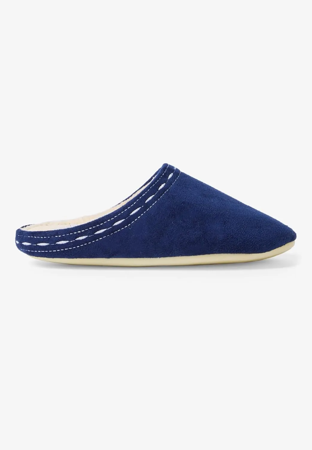 Comfortview Women's Wide Width Stitched Clog Slipper