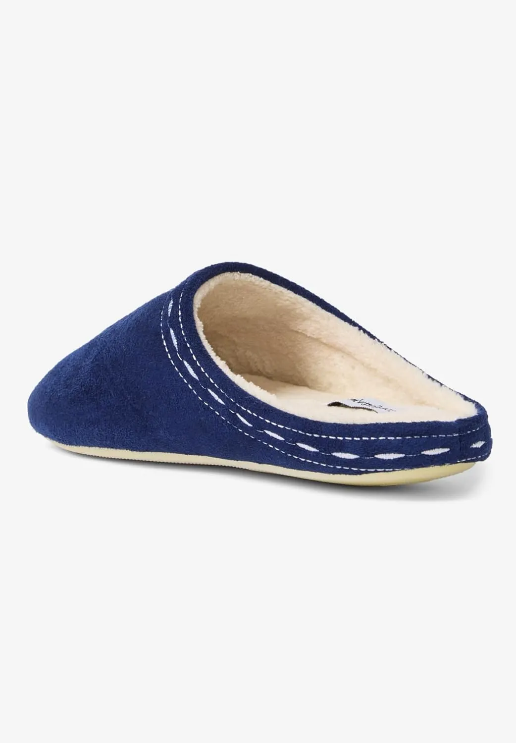 Comfortview Women's Wide Width Stitched Clog Slipper