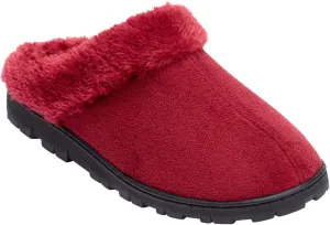 Comfortview Women's Wide Width The Andy Clog Slipper