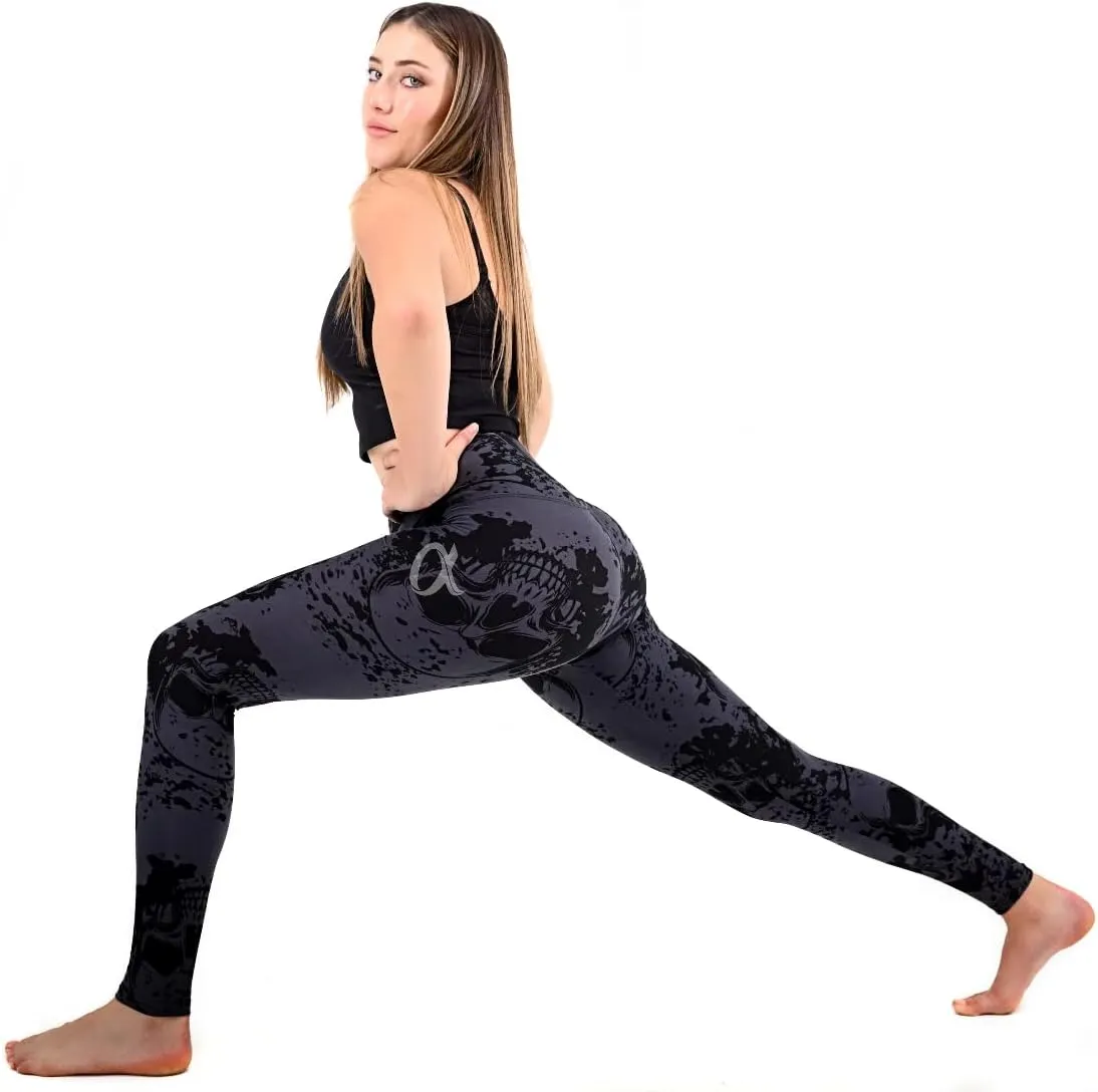 COMFY FOREVER Leggings for Women W/5' High Waist Tummy Control Ankle Length Pants Bundles