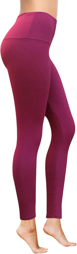 COMFY FOREVER Leggings for Women W/5' High Waist Tummy Control Ankle Length Pants