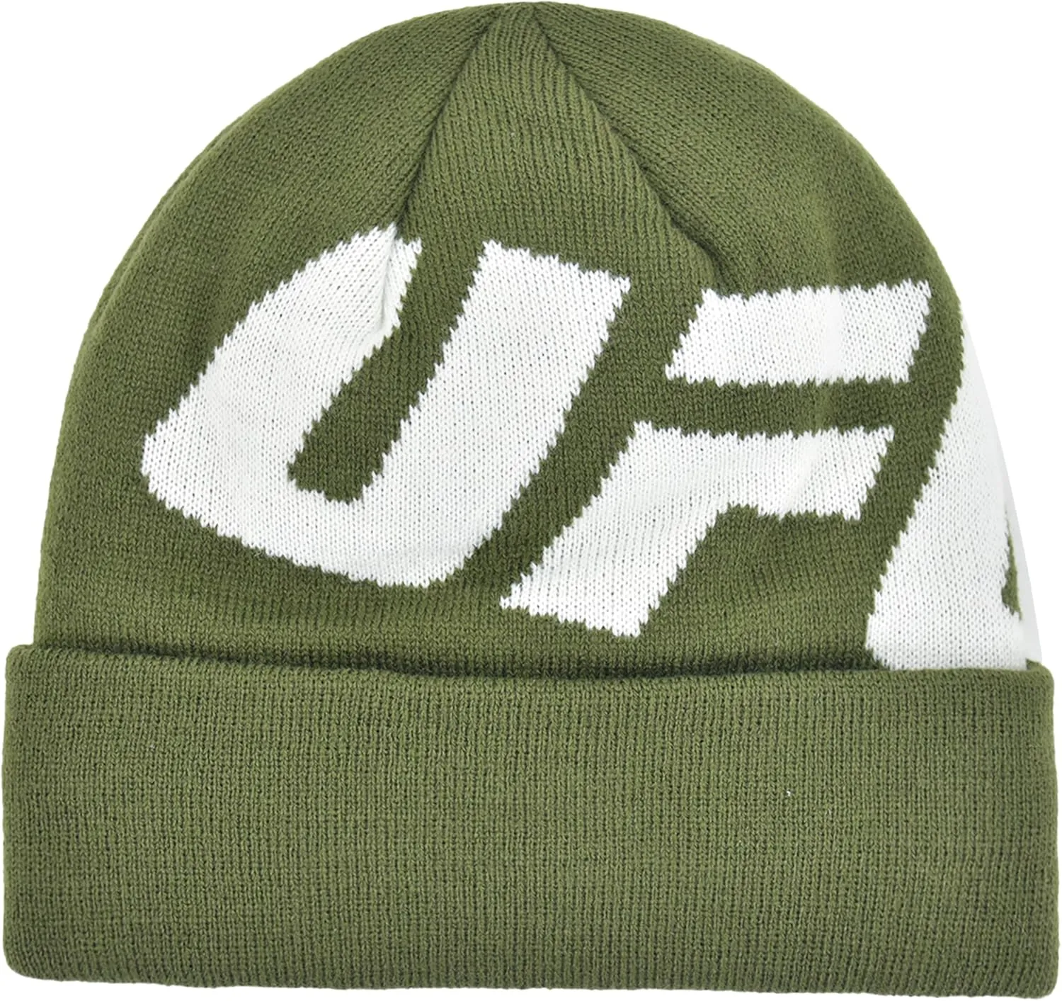 Concept One UFC Beanie Hat, Cuffed Winter Knit Cap with Faux Sherpa Lining and Jacquard Logo