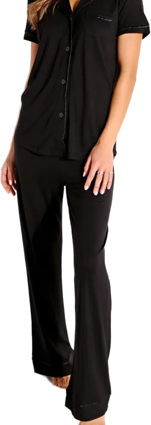 Cosabella Women's Bella Shortsleeve Top & Pant Pajama Set