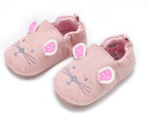 COSANKIM Infant Baby Boys Girls Slipper Soft Sole Non Skid Sneaker Moccasins Toddler First Walker Cirb House Shoes