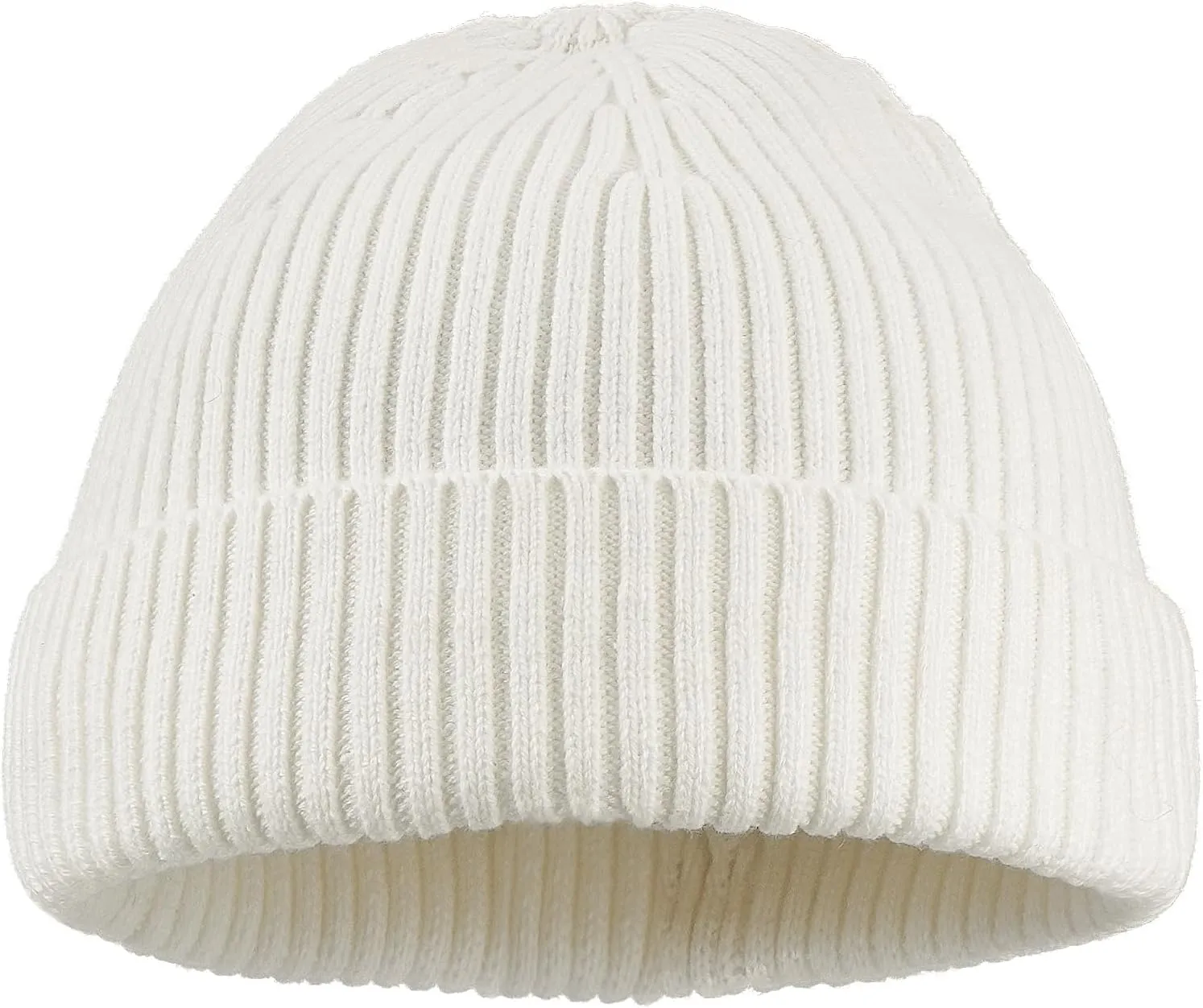 Croogo Knit Beanie Hat Fisherman Ski Caps Fall Winter Warm Knitted Ribbed Cuffed Skull Cap Slouchy Toboggan Cap for Men Women
