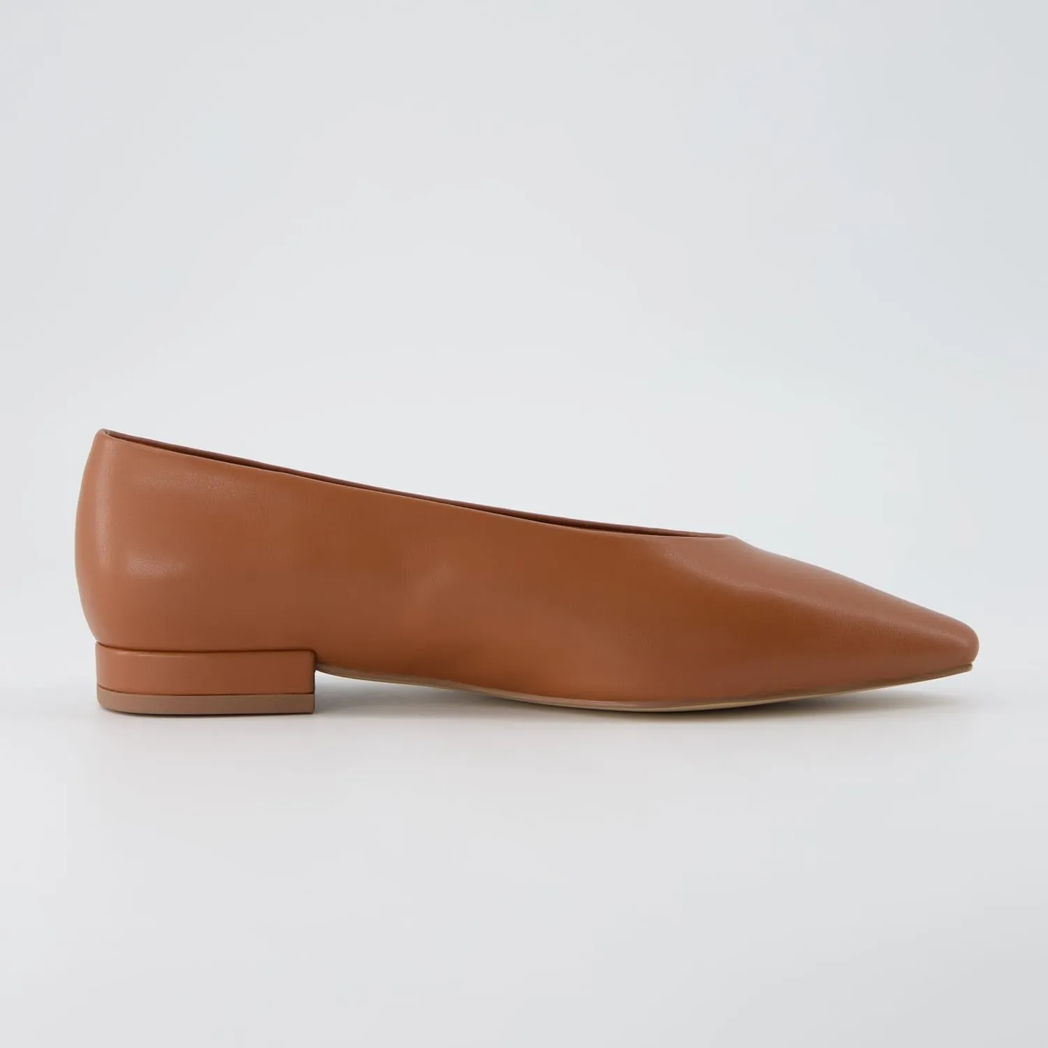 CUSHIONAIRE Gabor Women's Pointed Toe Slip-On Flat  Memory Foam, Wide Widths Available