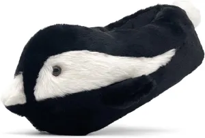 Cute Penguin Animal Slippers Adult Furry House Slipper Soft Warm Cartoon Slippers Indoor Bedroom Shoes for Women Men