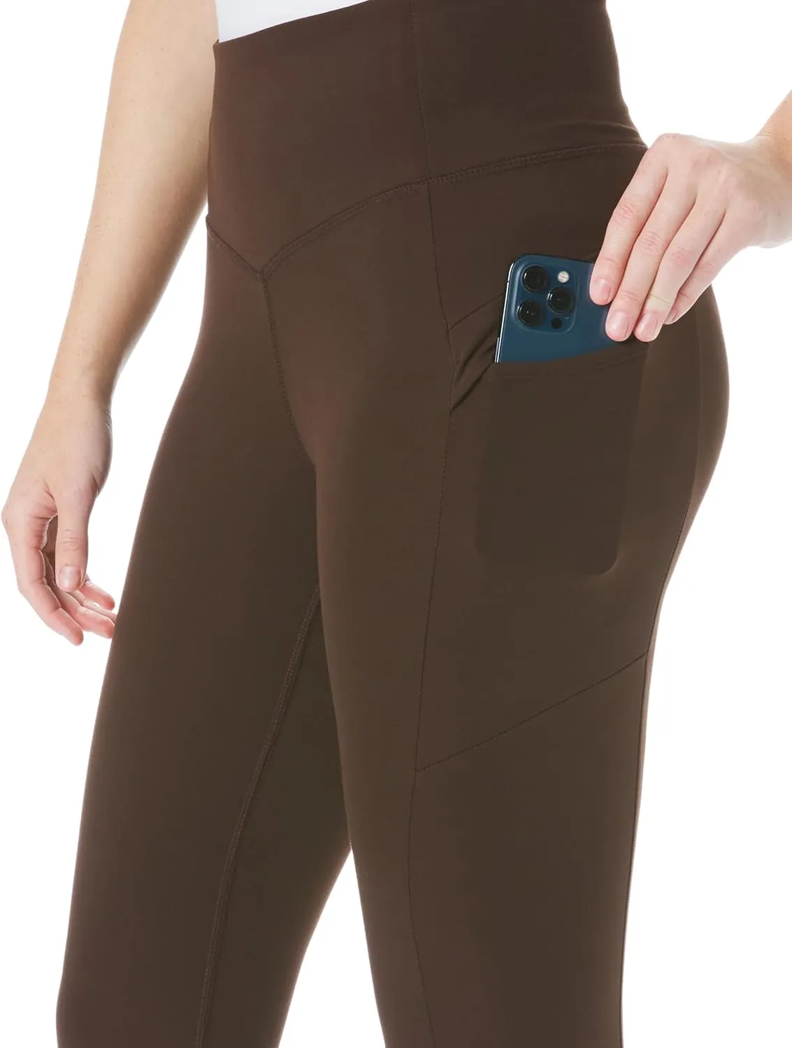 Danskin Women's Performance Sleek Pocket Ankle Legging