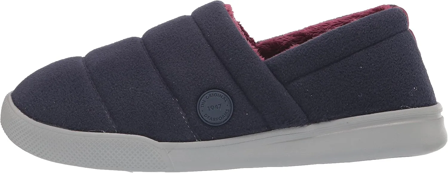 Dearfoams Men's Ace Sport Lounge Closed Back Slipper