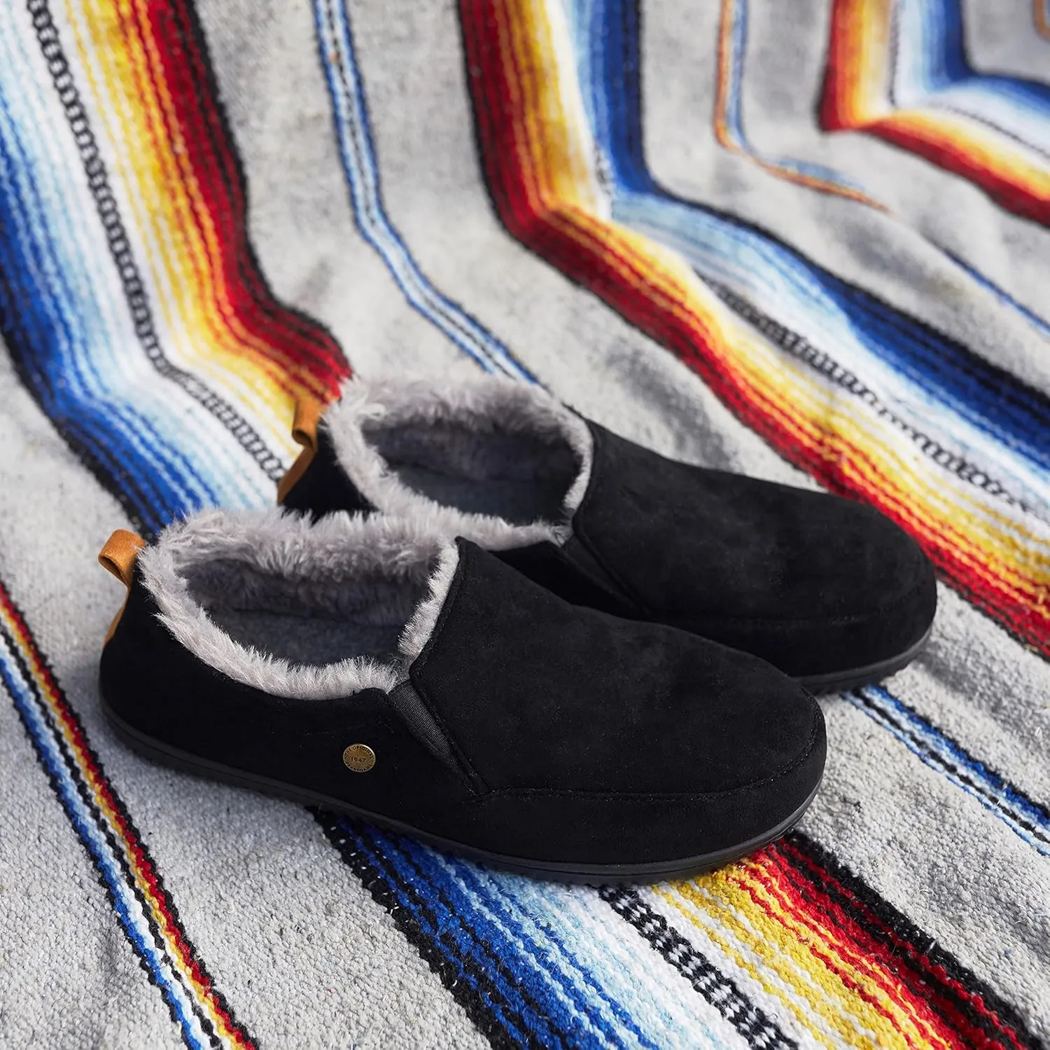 Dearfoams Men's Alpine Zurich Closed Back Slipper