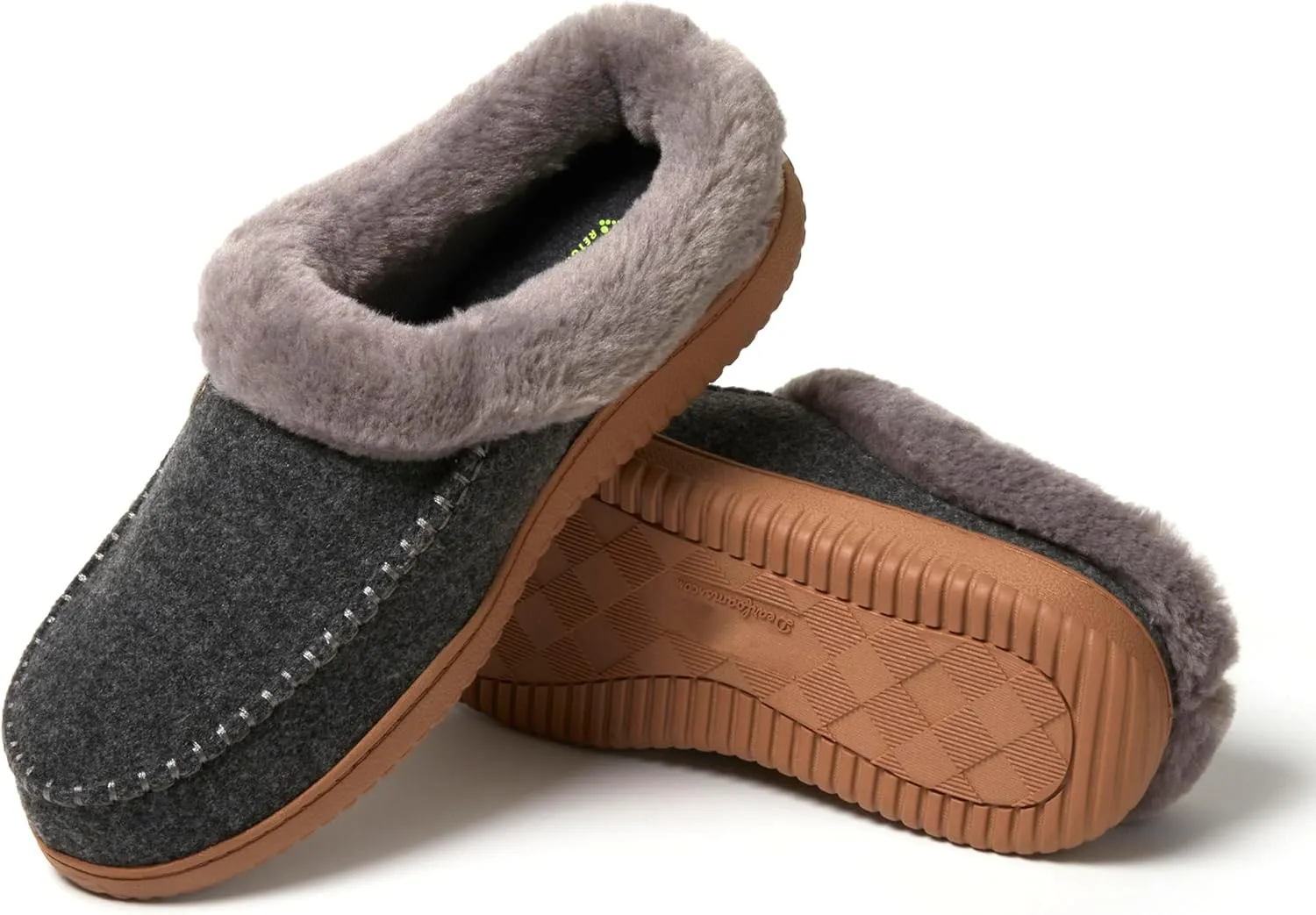 Dearfoams Men's Baro Indoor/Outdoor Memory Foam Clog Slipper