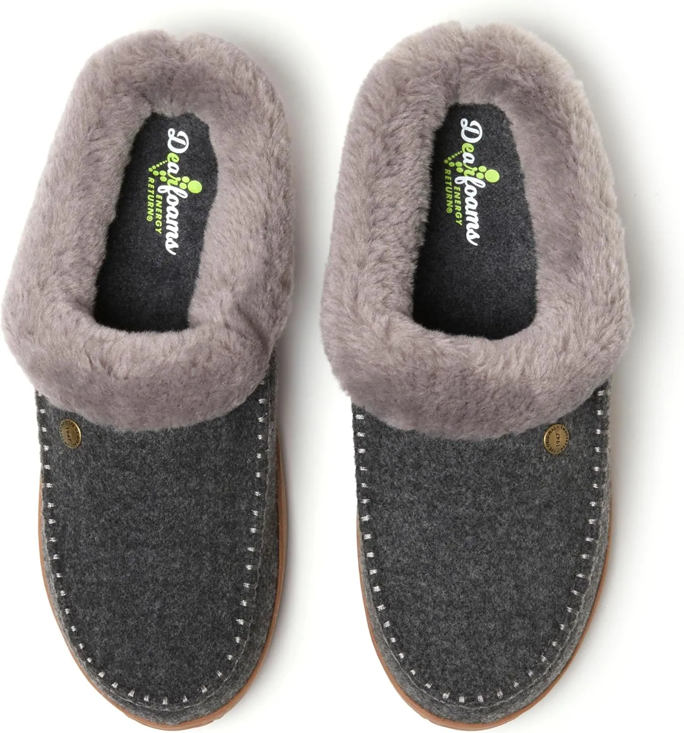 Dearfoams Men's Baro Indoor/Outdoor Memory Foam Clog Slipper