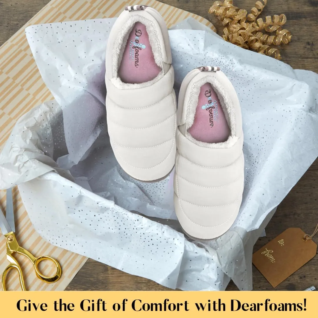 Dearfoams Men's Cullen Ripstop Closed Back Indoor/Outdoor Slipper